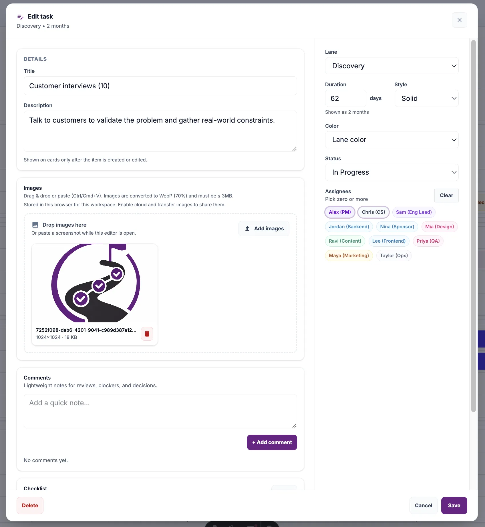 Redesigned task editor: faster updates, cleaner layout cover image